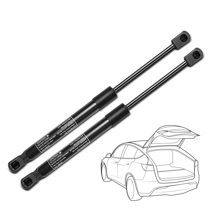 YHTAUTO 2PCS دعائم رفع الباب الخلفي الغازية بديل لسيارة 2012-2017 هيونداي فيلوستر هاتشباك مع مساحات الزجاج