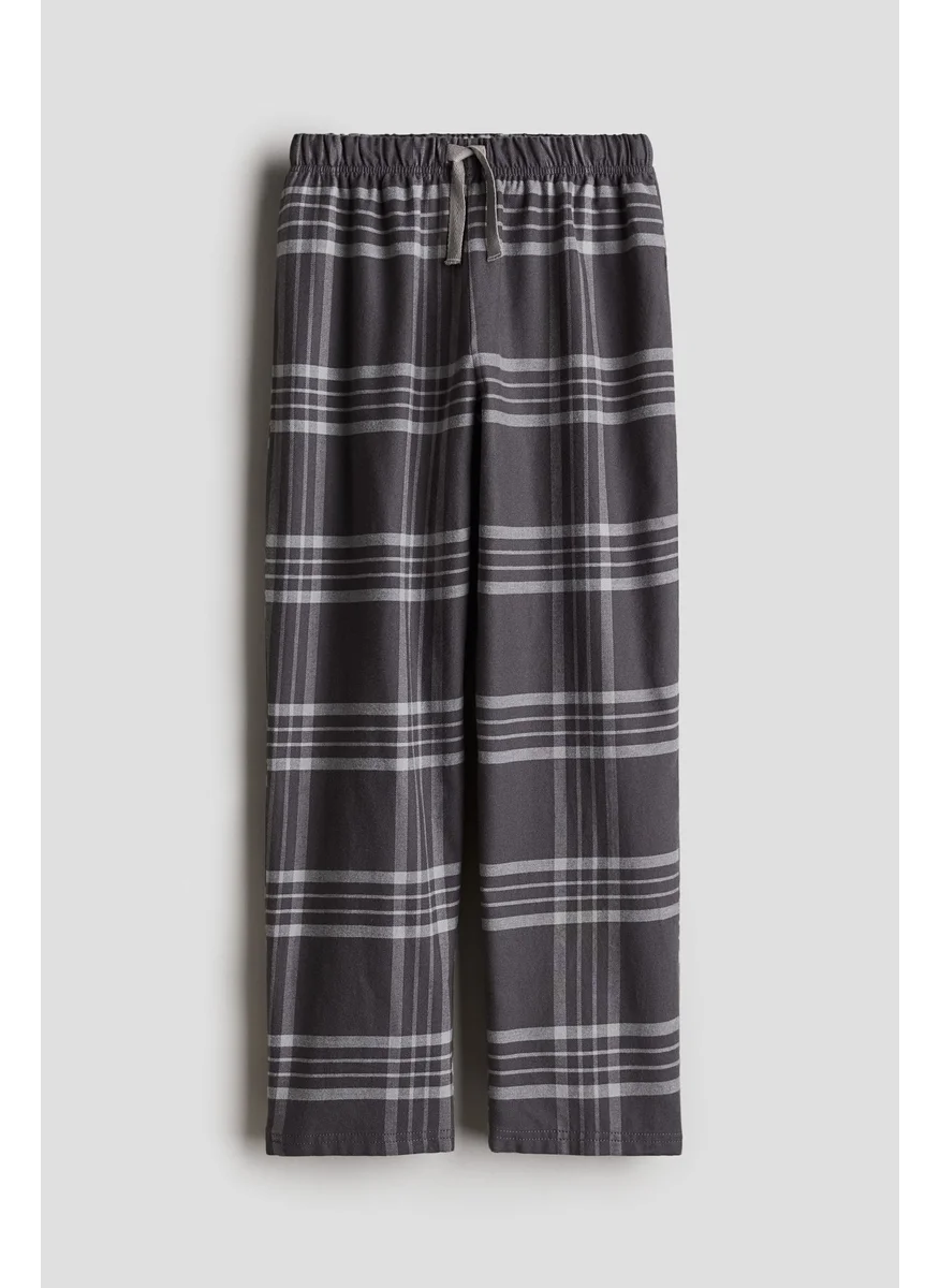 H&M Cotton Twill Pyjama Bottoms