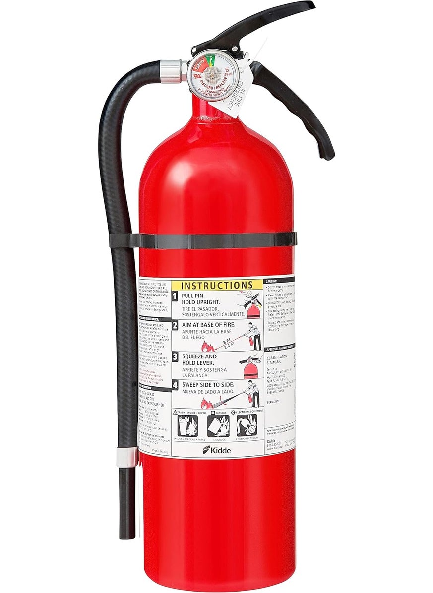 Kidde Multipurpose Fire Extinguisher for Home Office Dorm Residential 3A40BC