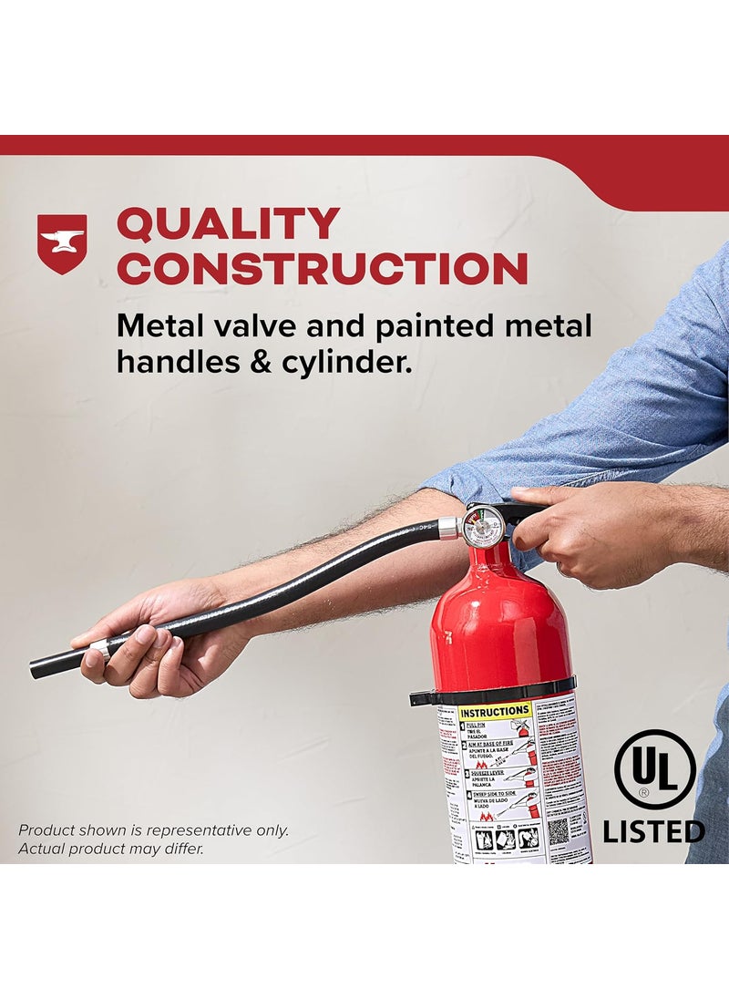 Kidde Kidde Multipurpose Fire Extinguisher for Home Office Dorm Residential 3A40BC  - Image 4