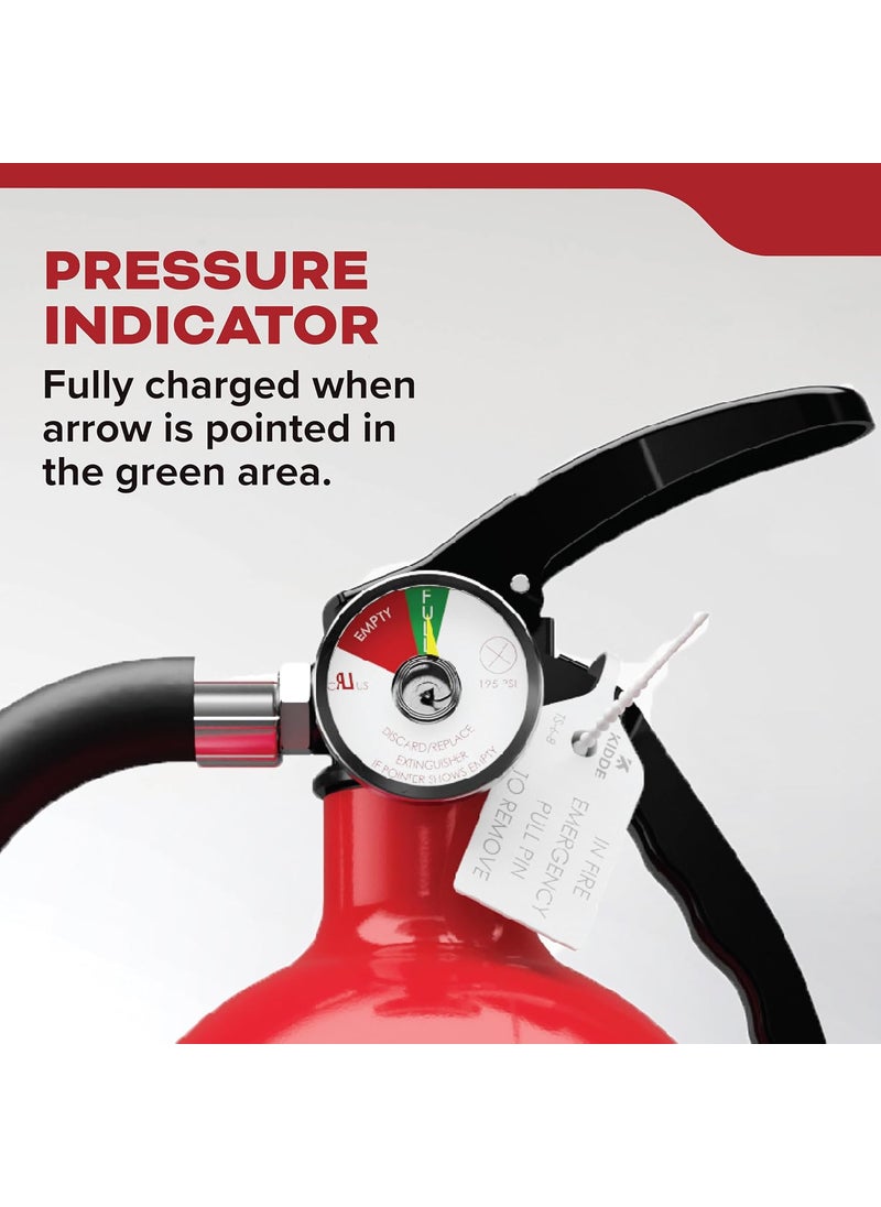 Kidde Kidde Multipurpose Fire Extinguisher for Home Office Dorm Residential 3A40BC  - Image 5