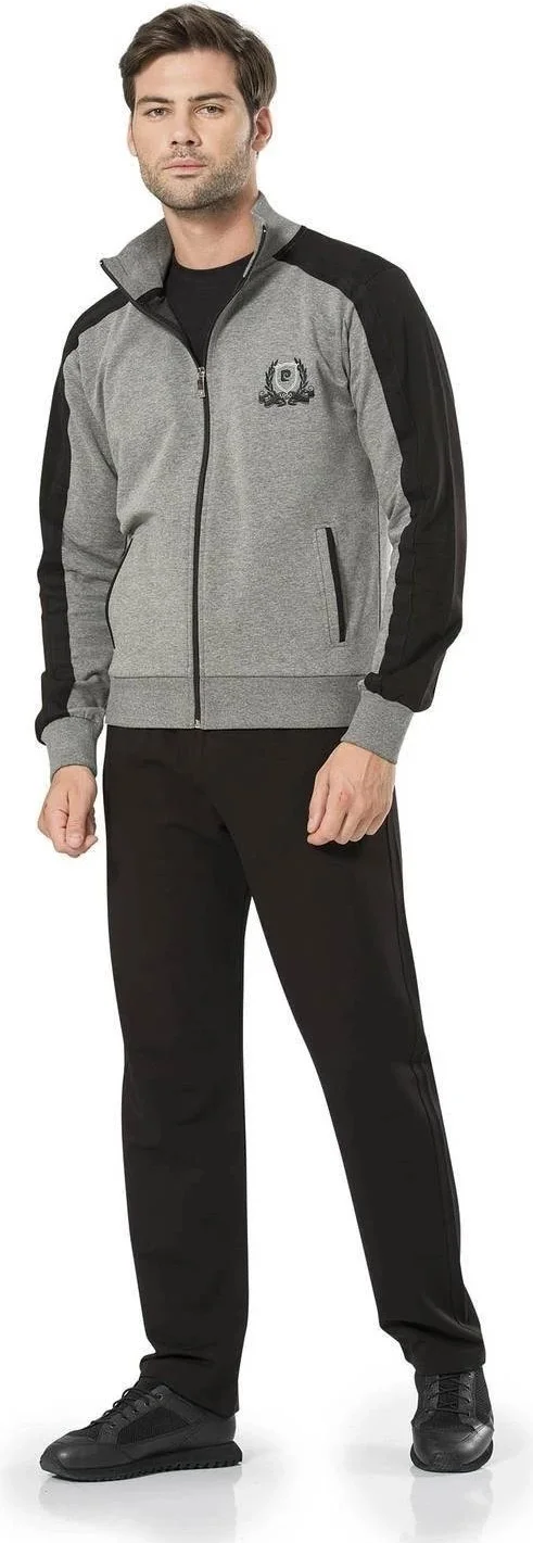 بيير كاردان Men's Zippered Pocket Tracksuit Suit