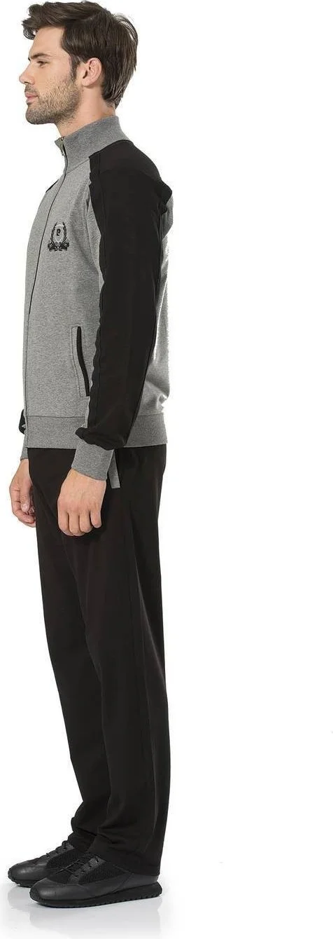 بيير كاردان Men's Zippered Pocket Tracksuit Suit