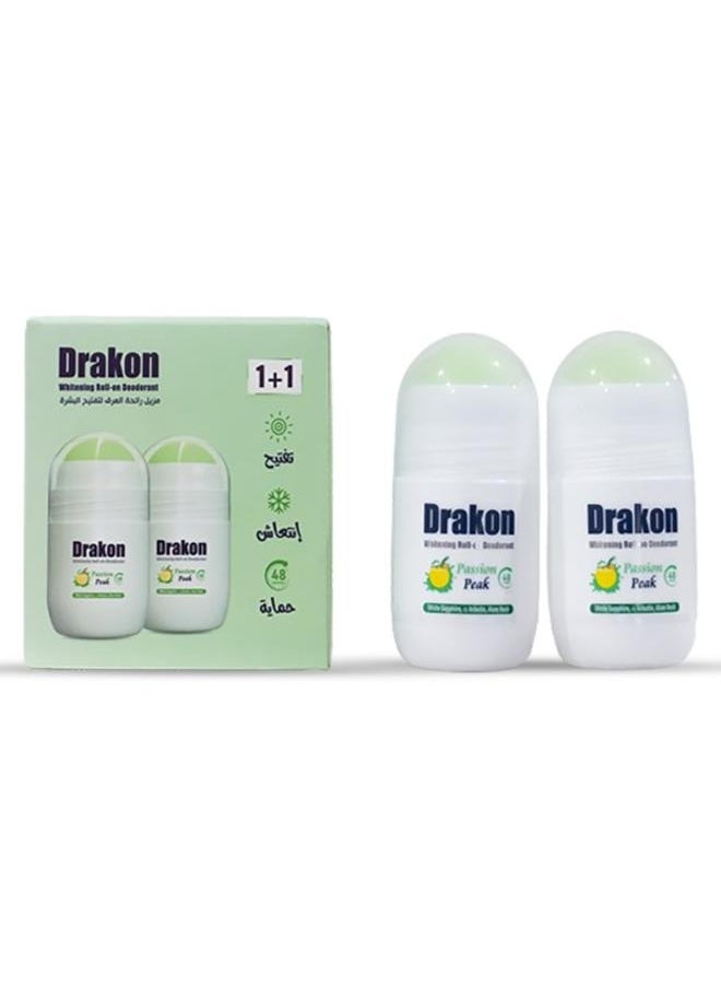 DRAKON - Whitening Roll-On Deoderont Passion Peak 1+1 - Image 1