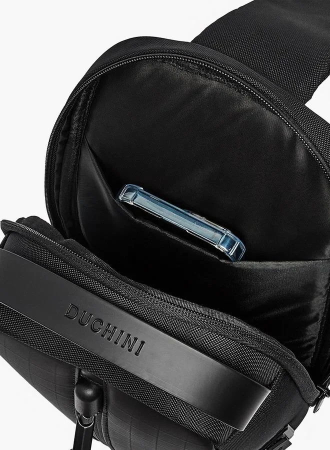 Duchini BLACK Men Usb Port Sling Backpack for Men | Best Price UAE