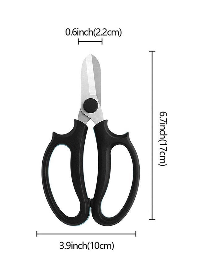 HOMESTAR Flower Scissors, Premium Thickened Stainless Steel Floral Shears, Strong Pruner for Flowers, Branches and Leaves - Image 2