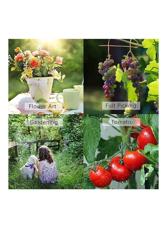 HOMESTAR Flower Scissors, Premium Thickened Stainless Steel Floral Shears, Strong Pruner for Flowers, Branches and Leaves - Image 4