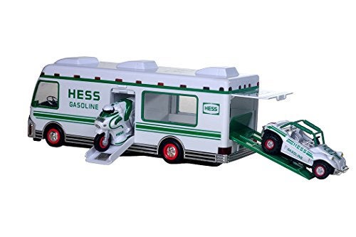 Hess 1998 Truck Recreation Van with Dune Buggy and Motorcycle - Image 1