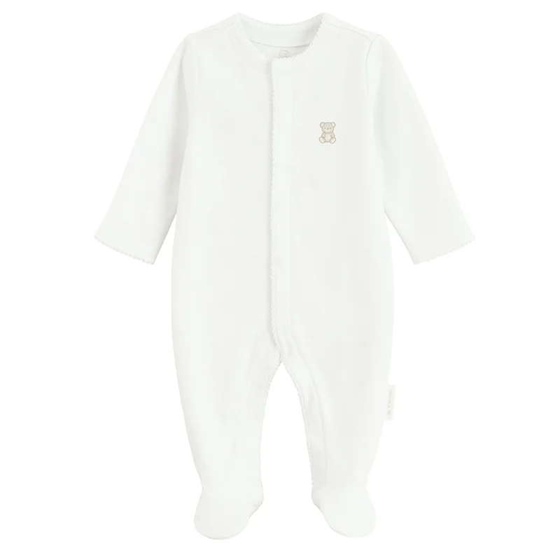 كول كلوب من سمييك CCB3201691 WHITE COTTON OVERALL