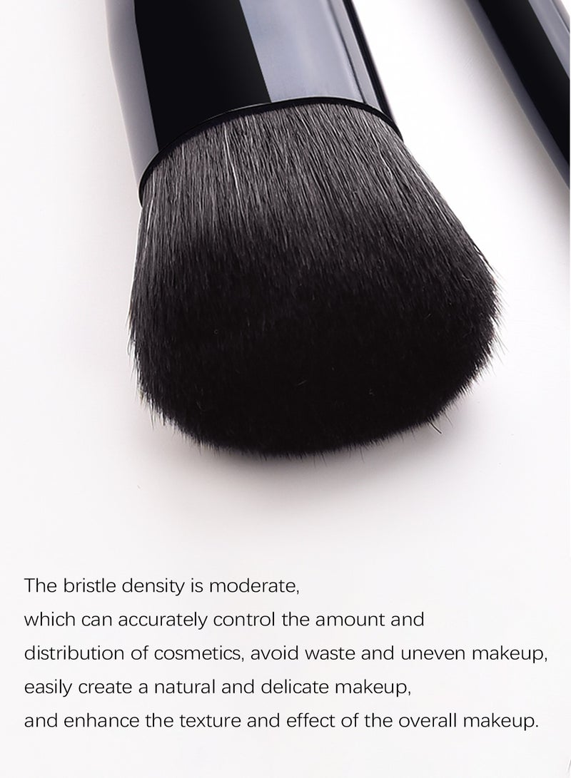 اوكيل طقم فرش احترافية لوضع كريم الأساس وظلال العيون مكون من قطعتين - تطبيق مكياج مثالي - Image 3