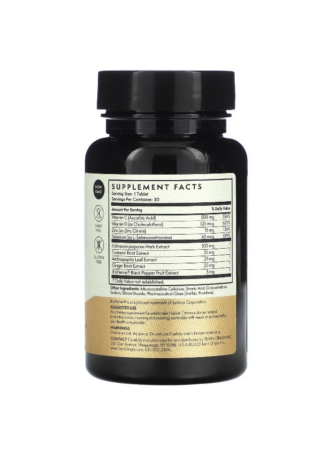 Terra Origin - Terra Origin, Healthy Immunity Boost, 30 Tablets - Image 1