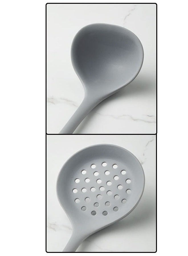 طقم ملاعق سيليكون مكون من قطعتين سهل التنظيف - Image 5