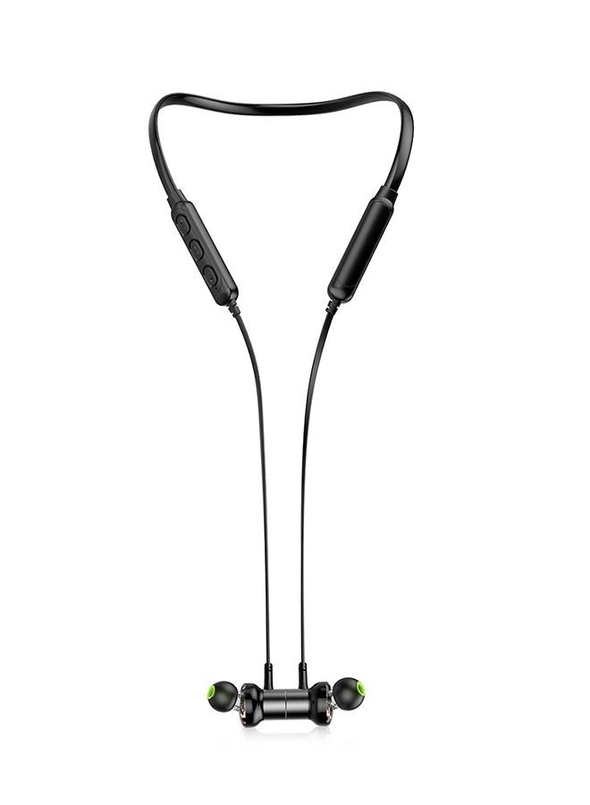 NIBEMINENT G20BL Dual Drivers Wireless Bluetooth Neckband Earphones Black  - Image 2