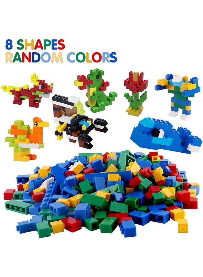 Chocozone Building Blocks Random Colors & Shapes Toys For 6 Years + Boys & Girls Learning Stem Toys Birthday Gift For Kids (1000 Piece Building Blocks) - Image 3