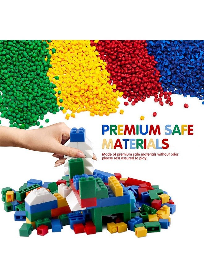 Chocozone Building Blocks Random Colors & Shapes Toys For 6 Years + Boys & Girls Learning Stem Toys Birthday Gift For Kids (1000 Piece Building Blocks) - Image 4