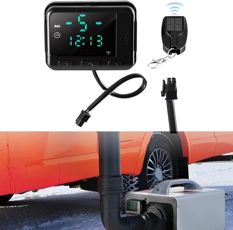 Diesel Air Heater Controller With LCD Display And 433 MHz Remote For XMZ TB20 TB30 TB40 Series - Image 2