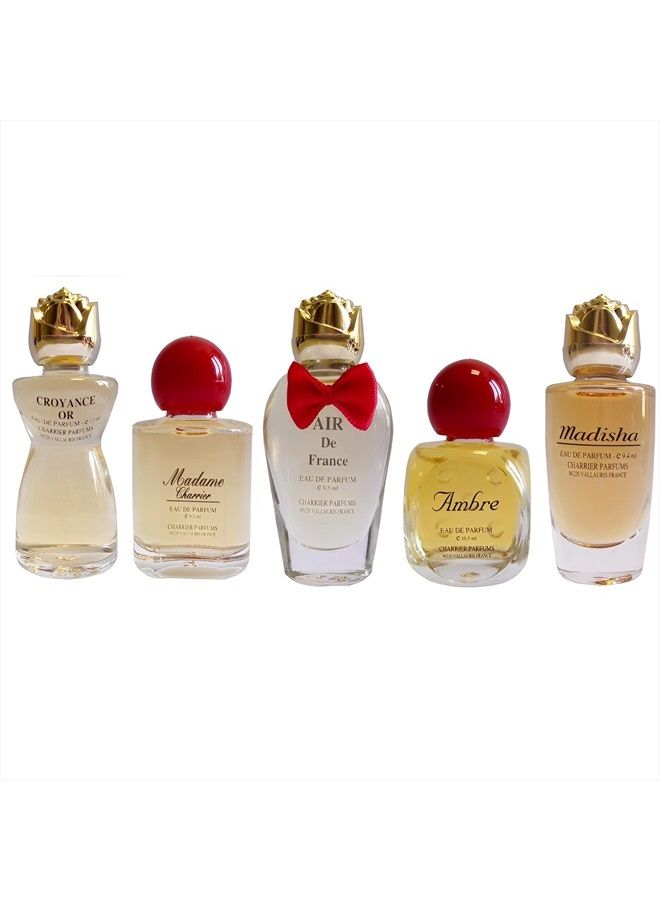 CHARRIER PARFUMS 5 Eaux de Parfum Gift Set - 'Collection Luxe' - 49.7 ml - Made in Provence, France - Image 2