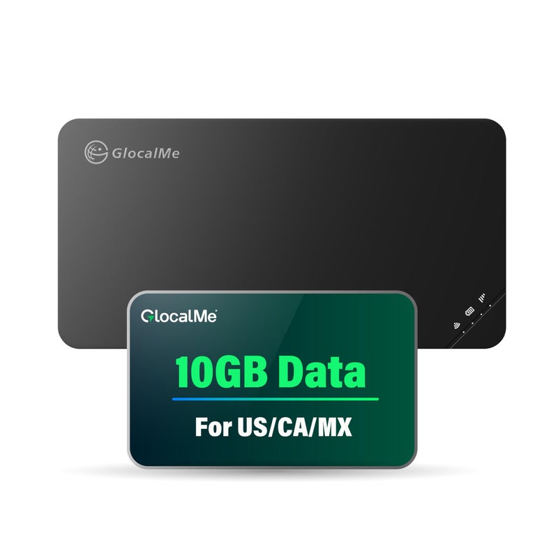 GlocalMe U3 4G LTE Mobile Hotspot Device with 10GB USCAMX Data 30 Days Portable WiFi Hotspot for Travel in 200 Countries No SIM Card Needed 10 Connected Devices Pocket WiFi U3 with 10GB - Image 2