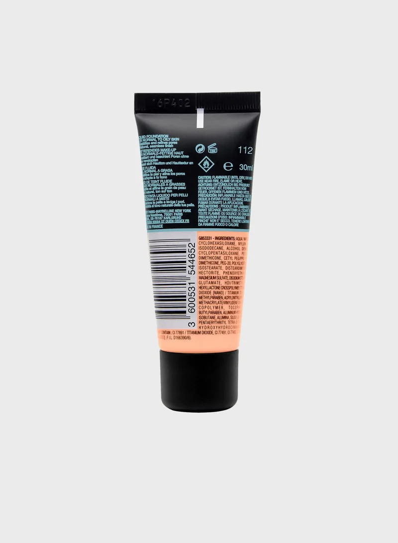 MAYBELLINE NEW YORK Fit Me Matte & Poreless Foundation -112 Soft Beige