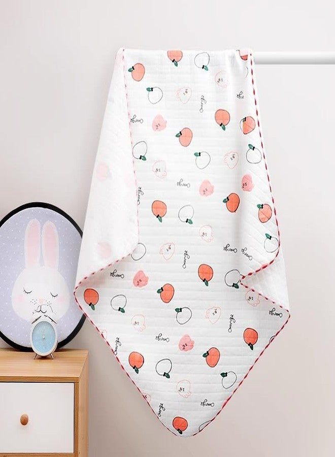 Reexplore Ultra Super Soft 100% Knitted Cotton Baby Swaddle Cloth | Soft Cotton Sheets Baby Wrap Fluffy 3 Layered AC Wrapping Receiving Blanket for New Born Babies (85x85 Cm,)-Pack of 1 - Image 3