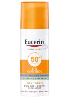 Eucerin Oil Control Sun Gel-Cream Ultra Light SPF 50+ 50ml  - Image 1