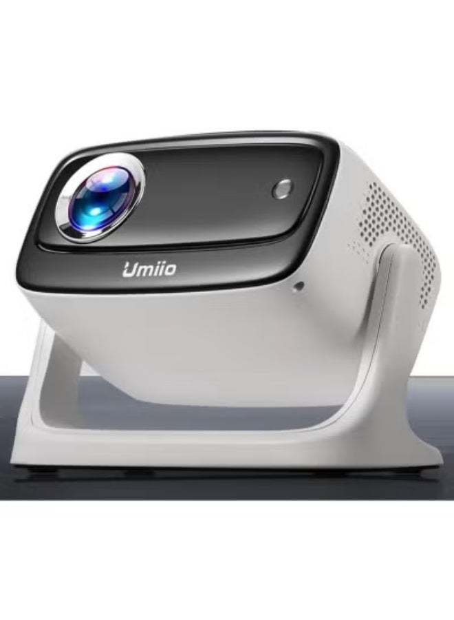 Umiio U10 Portable Multimedia Projector – 1080P Full HD with 4K Support, 135° Adjustable Dustproof LED Design, Wi-Fi & Bluetooth Connectivity, HDMI/Dual USB/AV Ports, Carry Bag & Remote for Home Cinema, Gaming & Outdoor Movies - Image 1