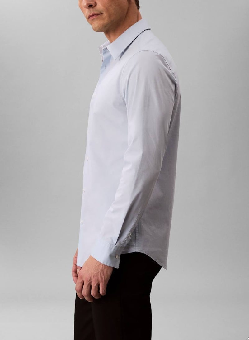 CALVIN KLEIN Slim Stretch Button-Up Shirt - Image 5