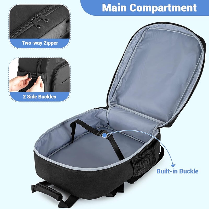 HODRANT Stroller Travel Bag Compatible with GB Pockit  Pockit Air Plus Lightweight Backpack for Airplane Travel Essentials and Gate Check Bag Only - Image 3