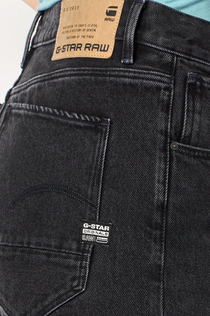 G-Star RAW Women Boyfriend Fit Solid No Stretch Denim, Black - Image 3