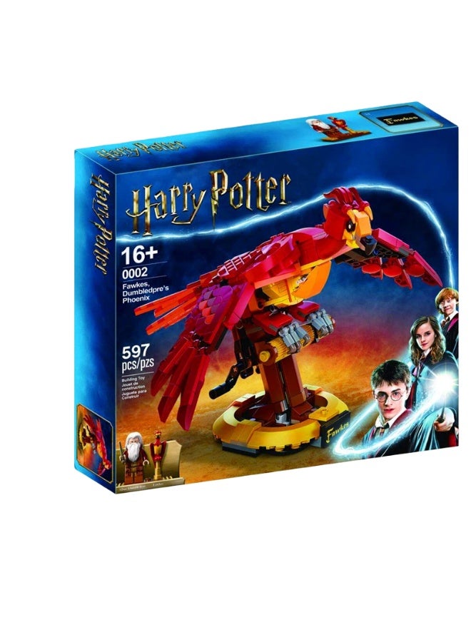 Harry Potter Building Blocks Assembling Model Phoenix Fox Educational Toys Assembling Game Gifts for Family and Friends - Image 1