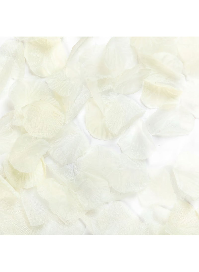 Globos Rose Petal Confetti Cream White Synthetic 144-Pack - Image 2