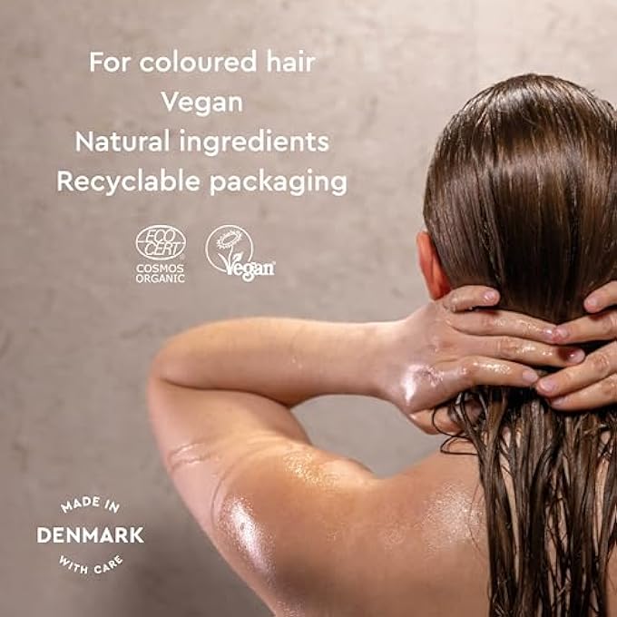 Urtekram CONDITIONER - COLOUR PRESERVE - WILD ROSE - 180 ML, VEGAN, ORGANIC, NATURAL ORIGIN - Image 3