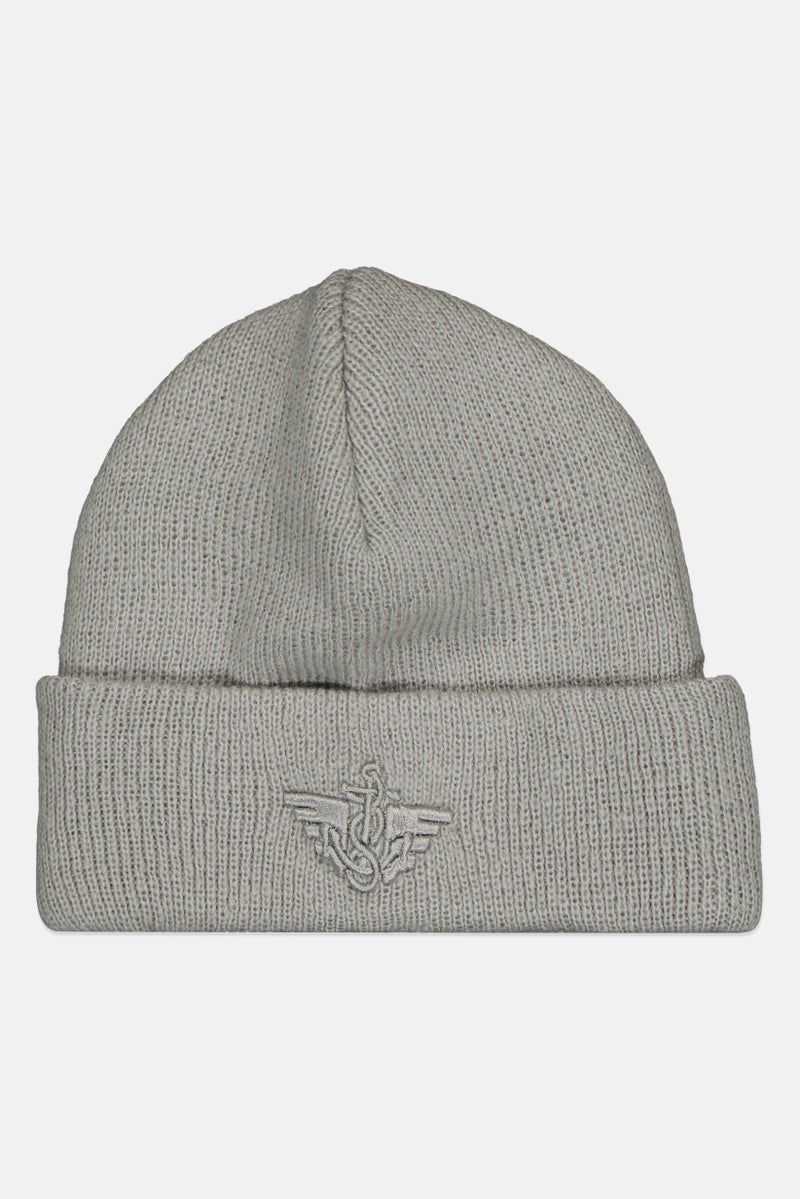 DOCKERS Men Textured Beanie, Grey - Image 1