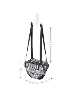 evenflo Evenflo Exercaucer Baby Jumper Featuring Easy-to-Use Clamp Attachment for Quick and Tool-Free Set Up and Adjustable Straps to Customize The Height for Your Child, Star Power  - Image 4