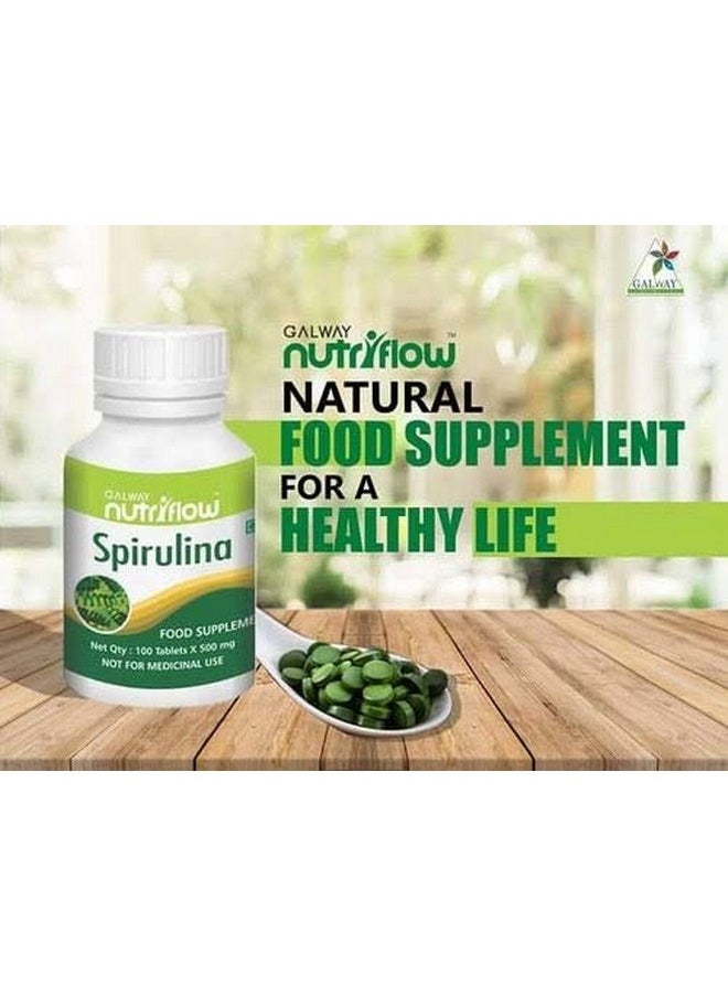Nutriflow Spirulina Natural Tablet - 100 Tabs