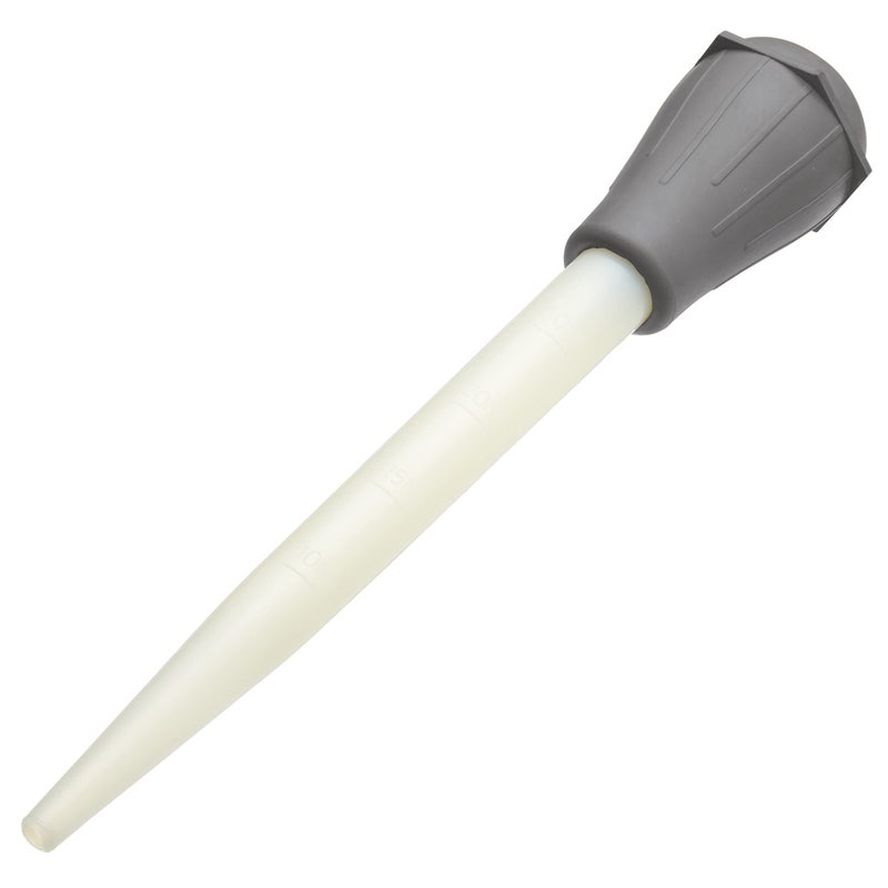 KitchenCraft Turkey Baster Plastic Essential Kitchen Gadget for Roasting 28 cm White  Grey