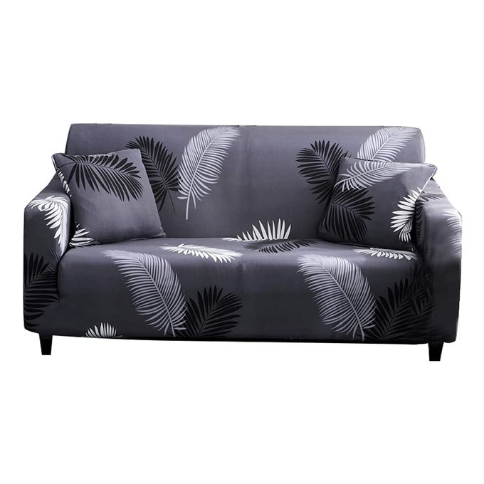 PRINTED SOFA COVER STRETCH COUCH COVERS SOFA SLIPCOVERS FOR 2 CUSHION COUCH AND LOVESEAT WITH TWO FREE PILLOW CASE HYY 2 SEATERLOVESEAT