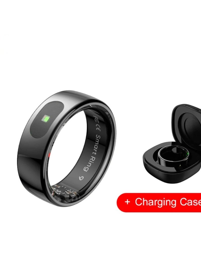 R08 حلقة ذكية لنظام أندرويد IOS مع التحكم باللمس بالإيماءة مصباح دليلي مراقبة صحة النوم 5ATM مقاوم للماء Smartring للرجال والنساء - Image 1