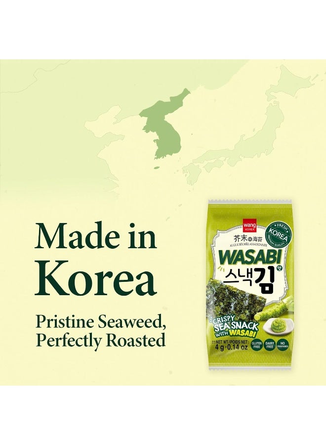 Wang Le Uni Wang Seaweed Wasabi Laver 24 X (3 X 0.14 Oz) - Image 4