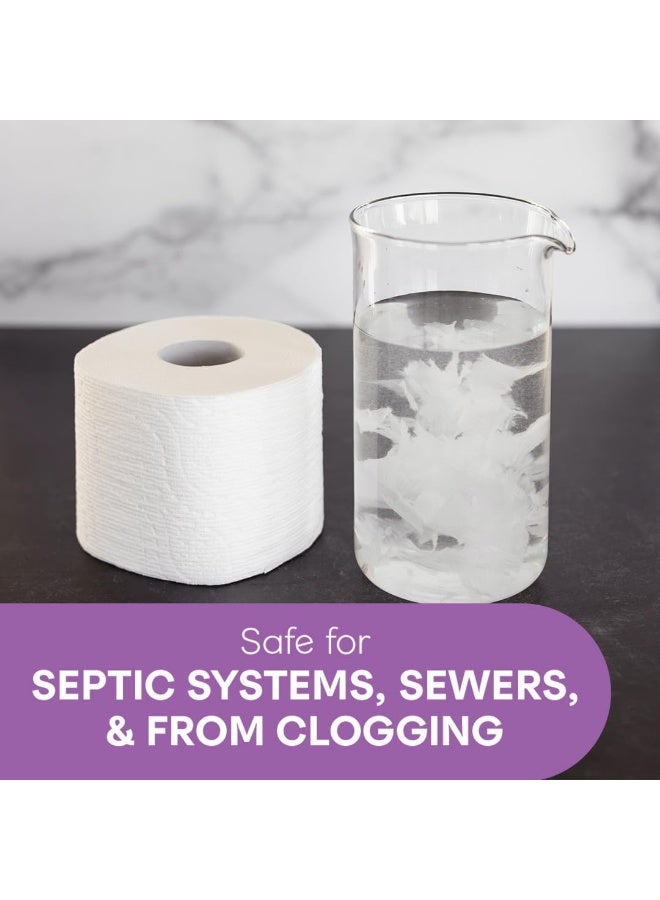 قطونيل ورق تواليت ألترا كومفورت ميجا رول، طبقتان، ناعم كالحرير، بنقشة تنظيف مميزة، امتصاص أكثر بثلاث مرات، 9 لفات = 36 لفة عادية - Image 4