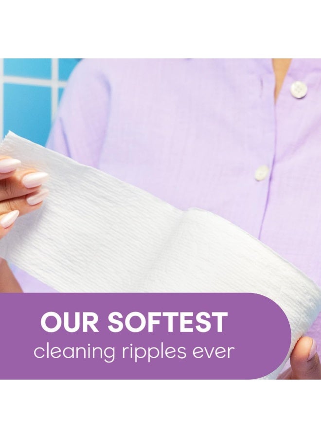 قطونيل ورق تواليت ألترا كومفورت ميجا رول، طبقتان، ناعم كالحرير، بنقشة تنظيف مميزة، امتصاص أكثر بثلاث مرات، 9 لفات = 36 لفة عادية - Image 3