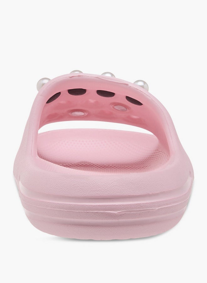 أكوا سلايدز بناتي مزين باللؤلؤ - Image 4