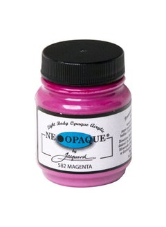 Jacquard Jacquard Sneaker Series Neopaque Paints - Highly Pigmented , Flexible , Soft , for Use on a Variety of Surfaces - 66.54 ml - MAGENTA  - Image 1