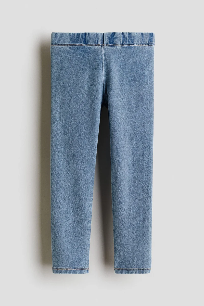 H&M Denim-look jersey leggings
