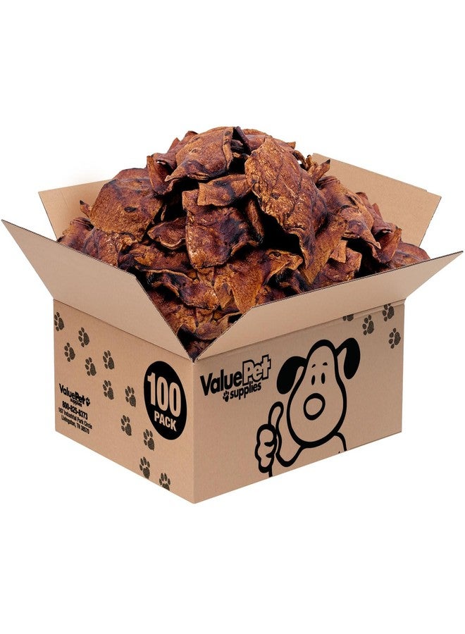 ValueBull USA Beef Rawhide Chips for Dogs, Beef, 100 Count - Image 1