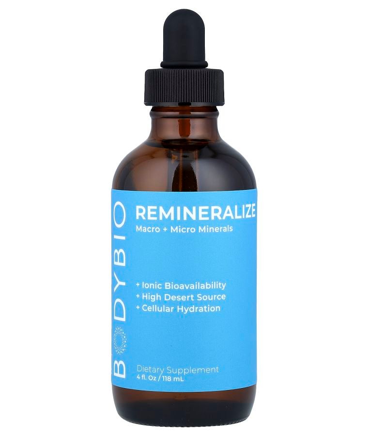 BodyBio إعادة المعادن الكبرى والصغرى 4 أونصة سائلة (118 مل)