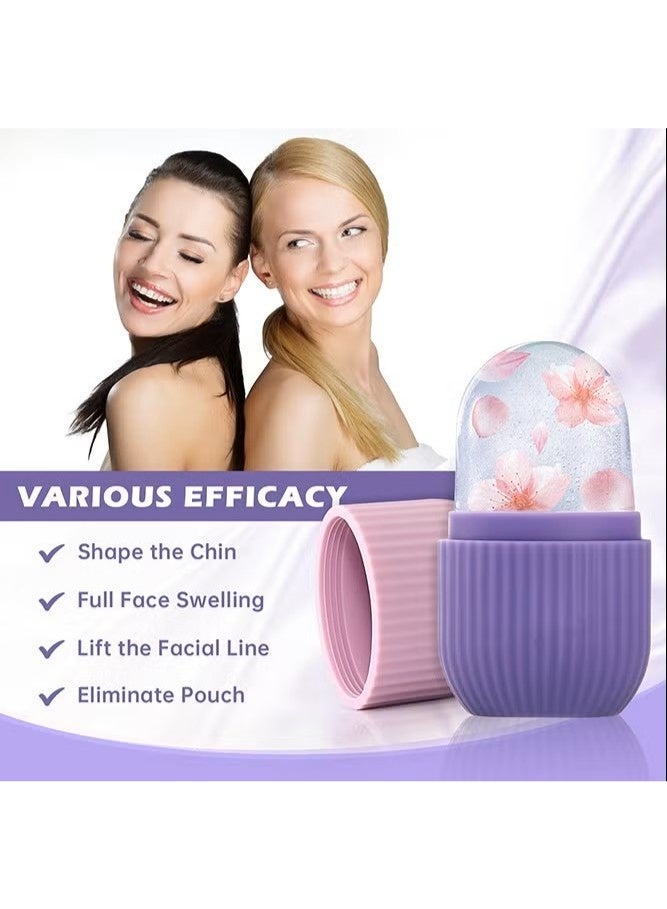 Ucanbe Ice Roller for Face – Reusable Facial Glow Cube Massage Tool for Puffiness, Eye Wrinkles, and Skin Tightening, Beauty Skincare Ice Therapy Roller - Image 4