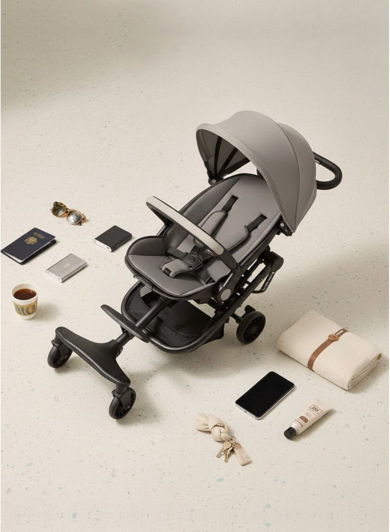Exotic Lightweight and Compact Baby Stroller, Foldable Baby Stroller, Foldable Travel Stroller for Airplane, Adjustable Backrest, Footrest with Comfortable Seat, Safety Harness, Sun Canopy, and Push Handle for Babies - Image 5