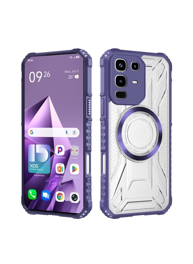 general Matte Clear Case Compatible with Infinix Note 50 Pro, Built-in Magnetic Function, Skin-friendly Anti-fingerprint Protective Cover for Infinix Note 50 Pro