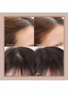 Sheloves Hairline Filler Pen Hair Line Shadow Powder Stick Hair Volumizing Powder Fill In Receding Hairlines Bald Spots Wide Parts Forehead Side Double-Ended Hairline Powder Hair Root Dye (Dark brown)  - Image 2